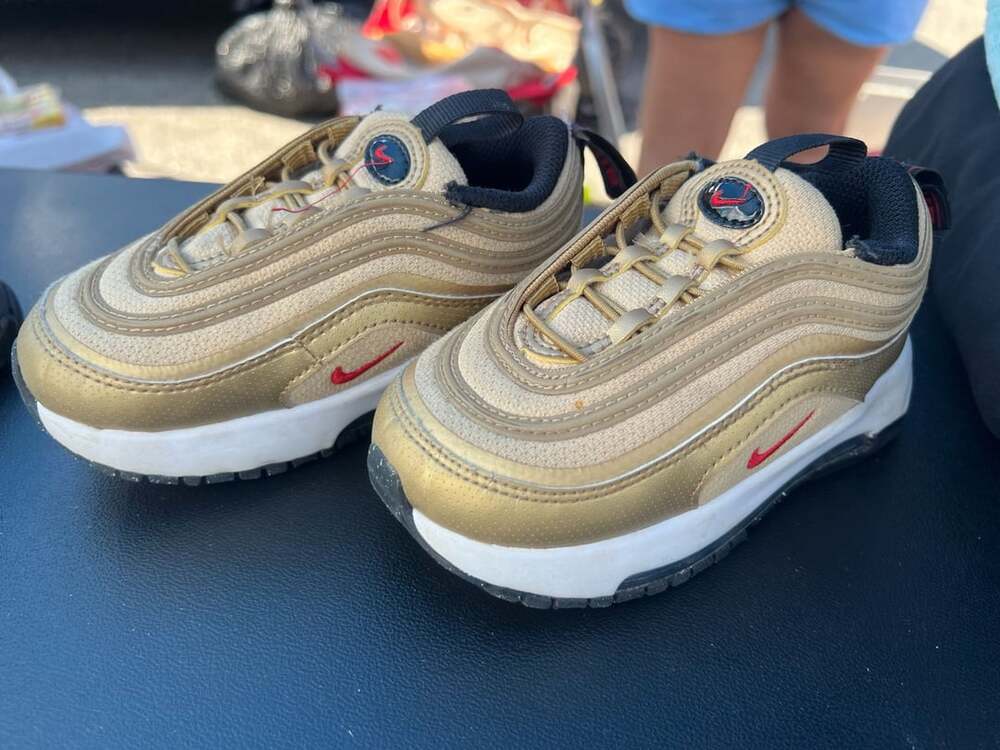 Nike Air Max 97 Gold Toddler Size 8C
